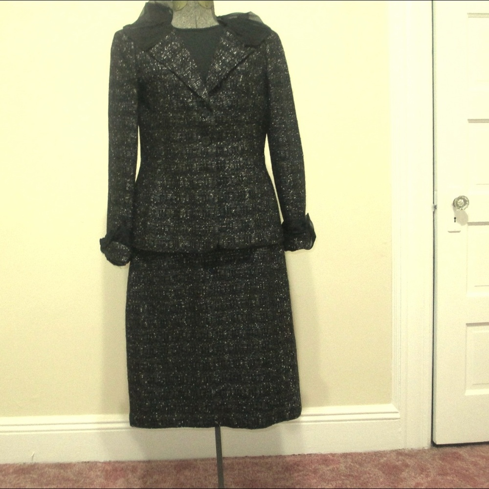 Anne Klein Suit Two-Piece Dress  8 EUC